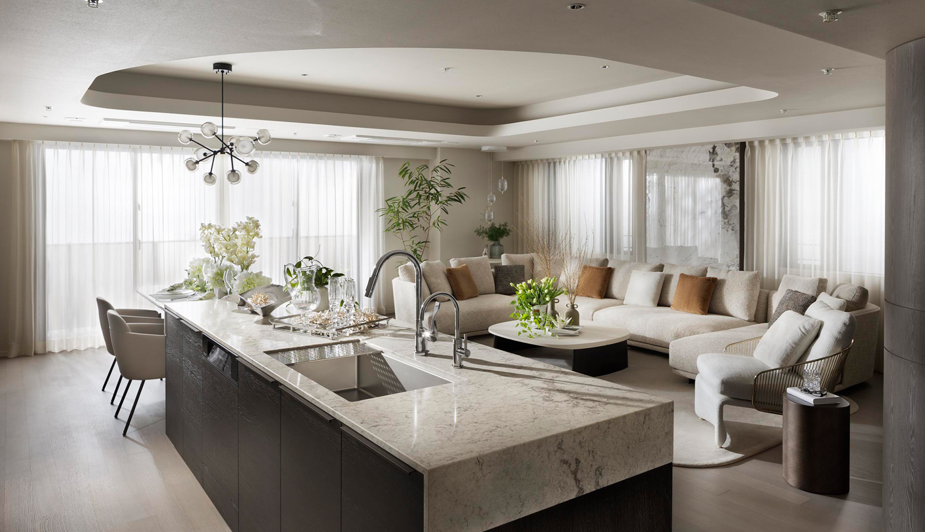 Living-Dining-Kitchen