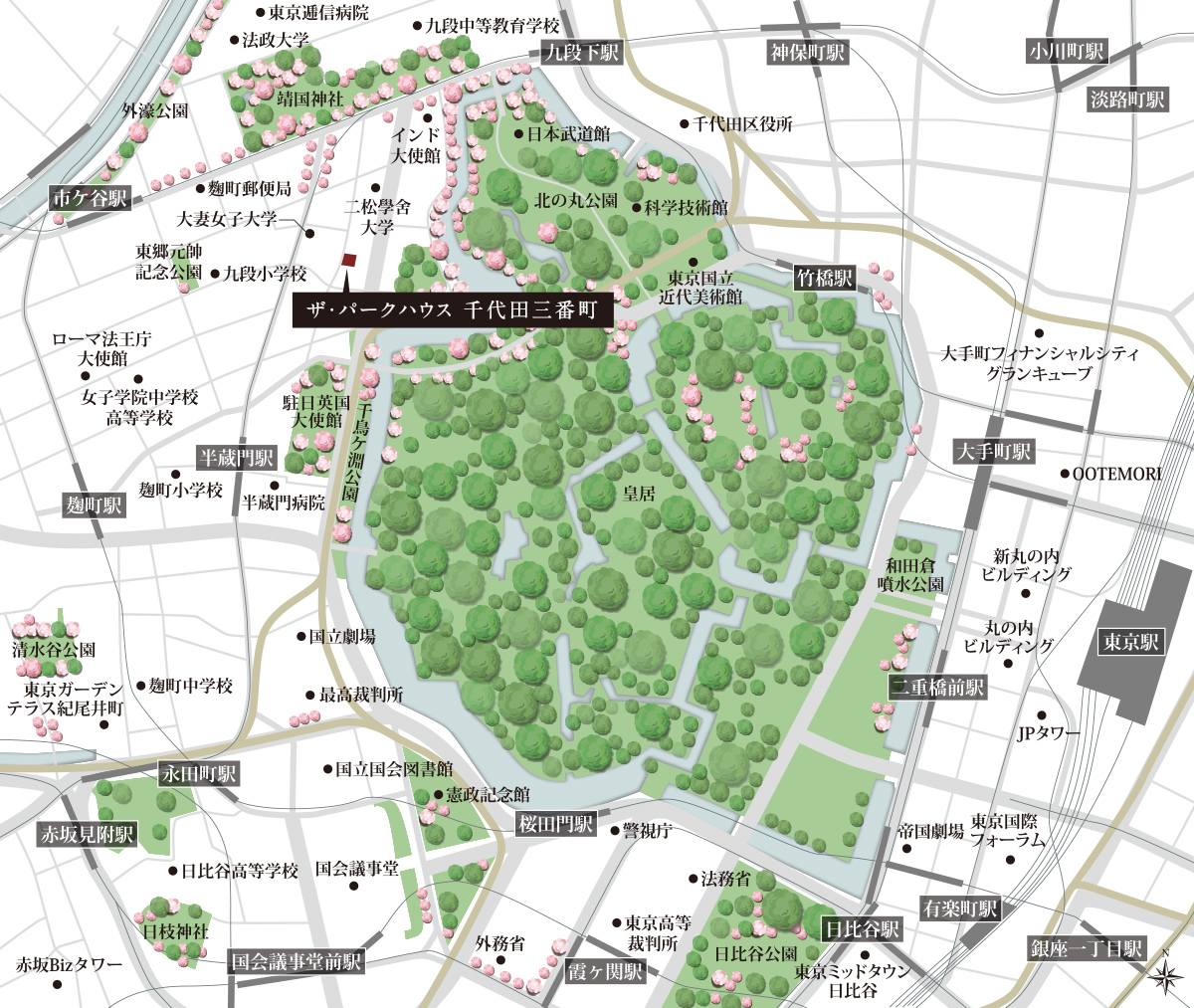 現地案内図