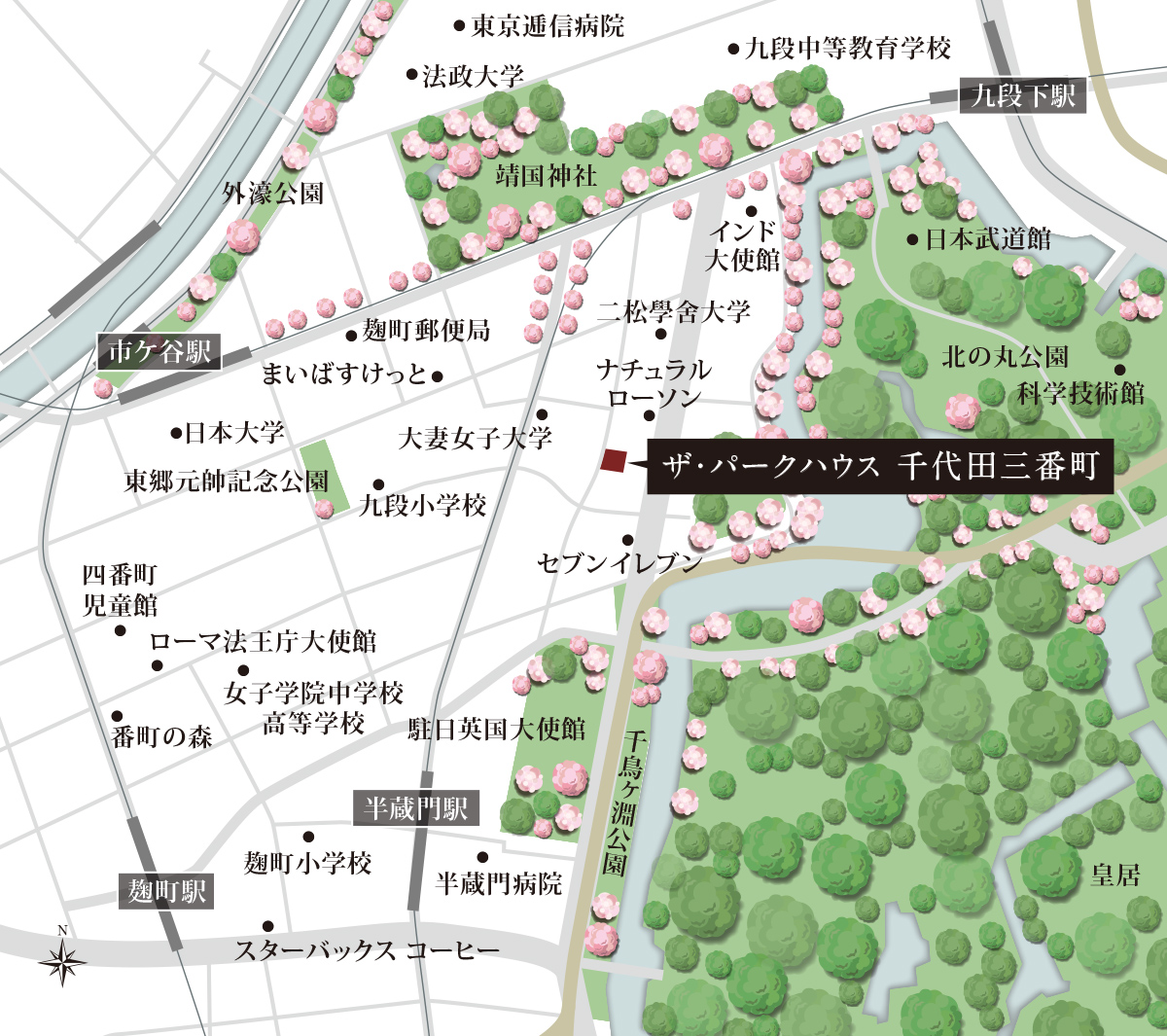 現地案内図