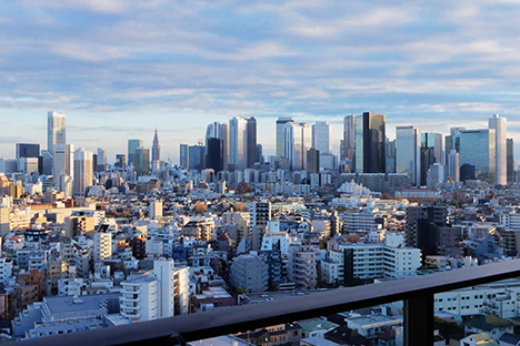 撮影日時：2025年12/22（月）15時〜12/23（火）15時撮影場所： 1902号室（A1タイプ）より南東方向（新宿方面）を撮影