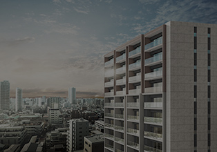 リンク背景画像 外観完成予想CG（朝景眺望合成）