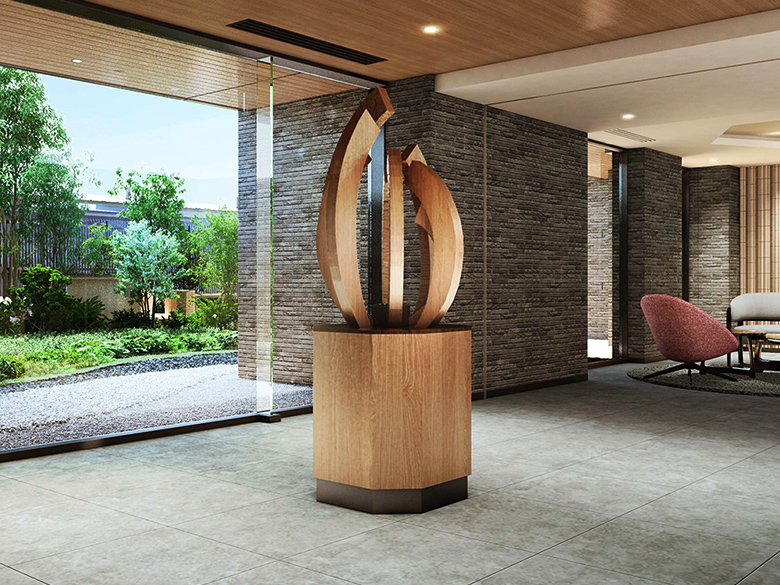 エントランスホール・ラウンジ完成予想CG