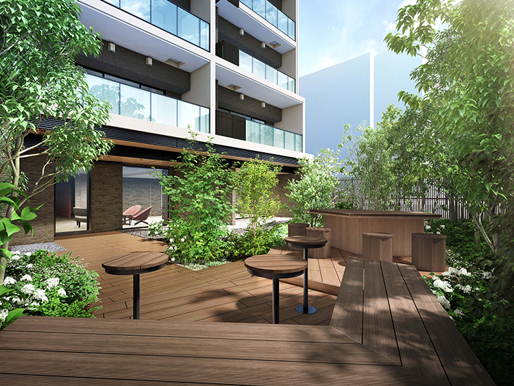 ガーデン・テラス完成予想CG