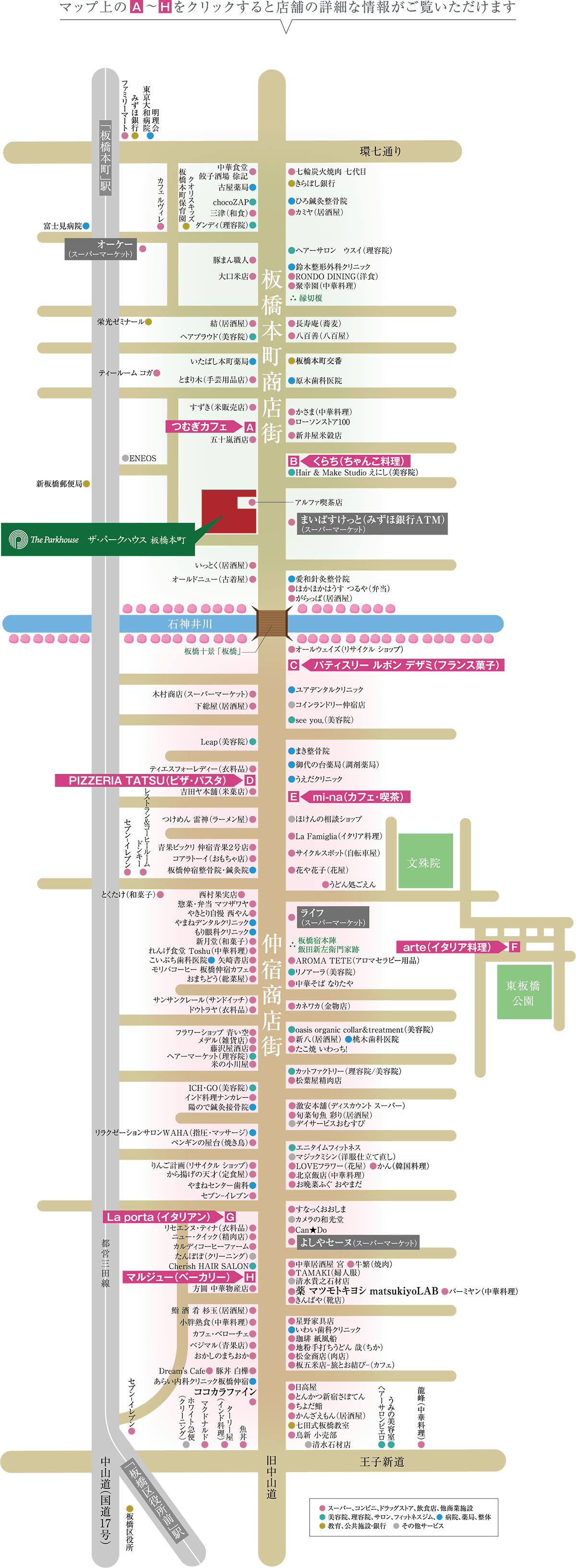商店街マップ