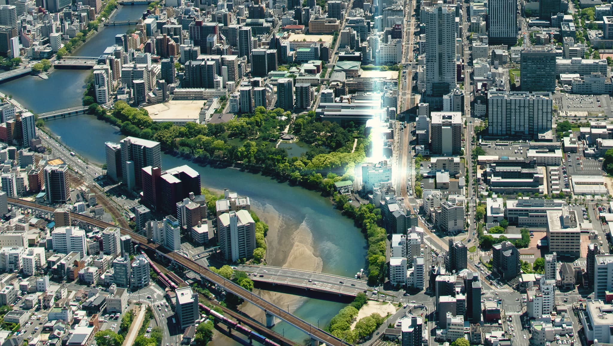 現地周辺航空写真（2024年3月撮影）