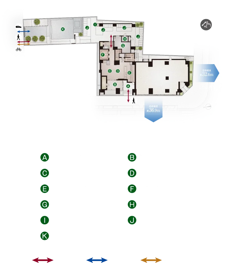 敷地配置図イラスト