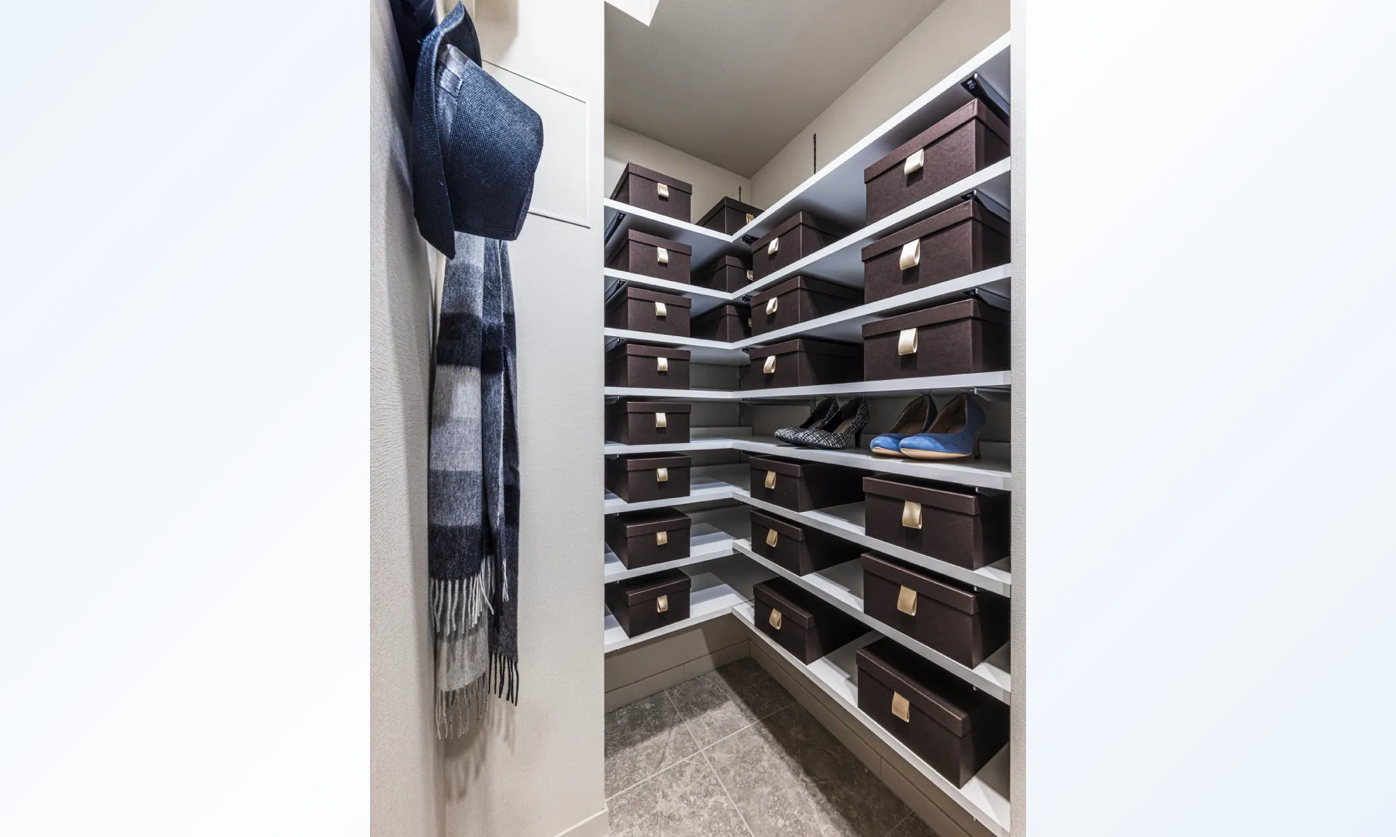 SHOES IN CLOSET