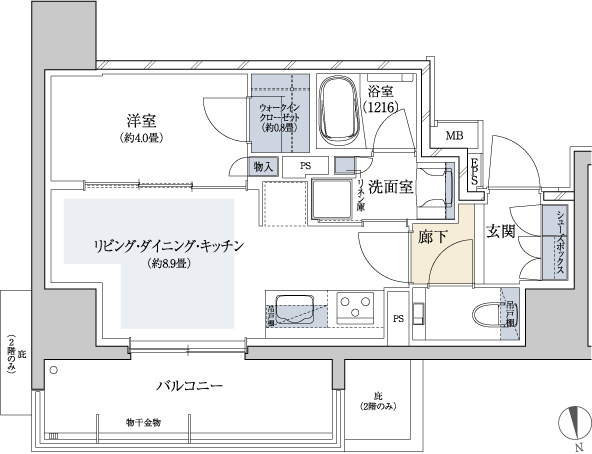 A TYPE間取り図