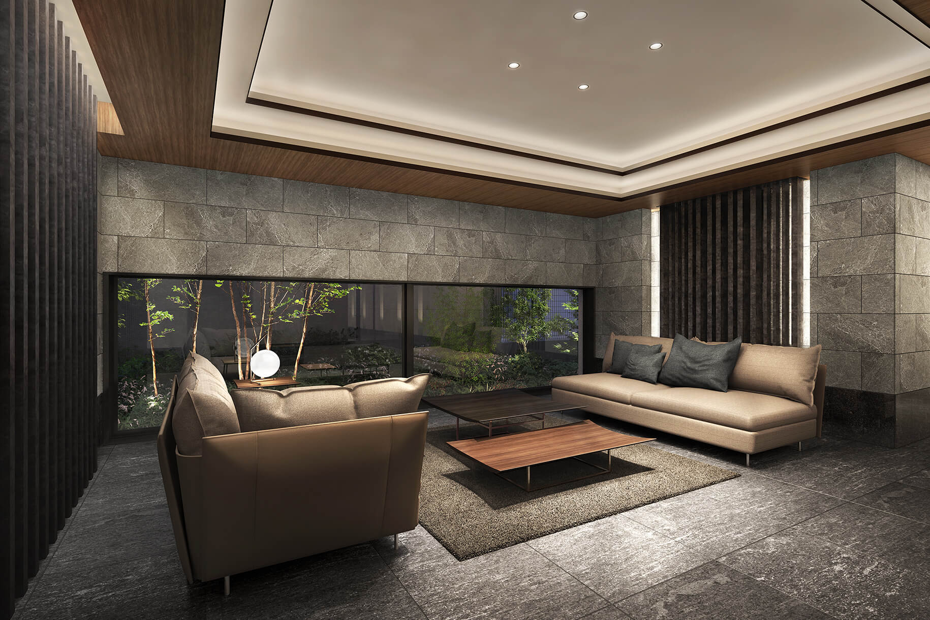 ラウンジ完成予想CG