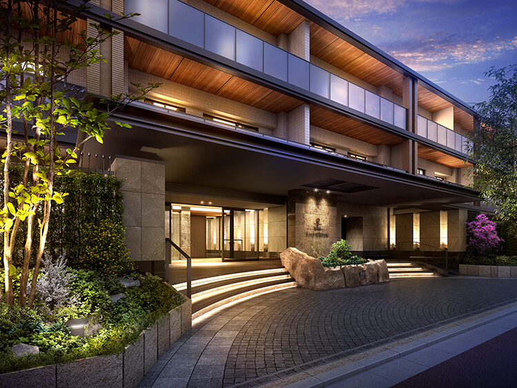 エントランスアプローチ完成予想CG