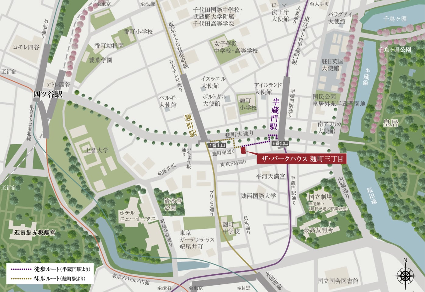 現地案内図