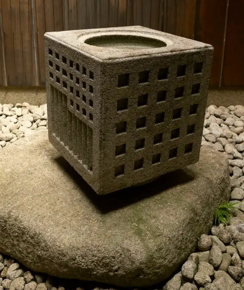 銀閣寺水鉢