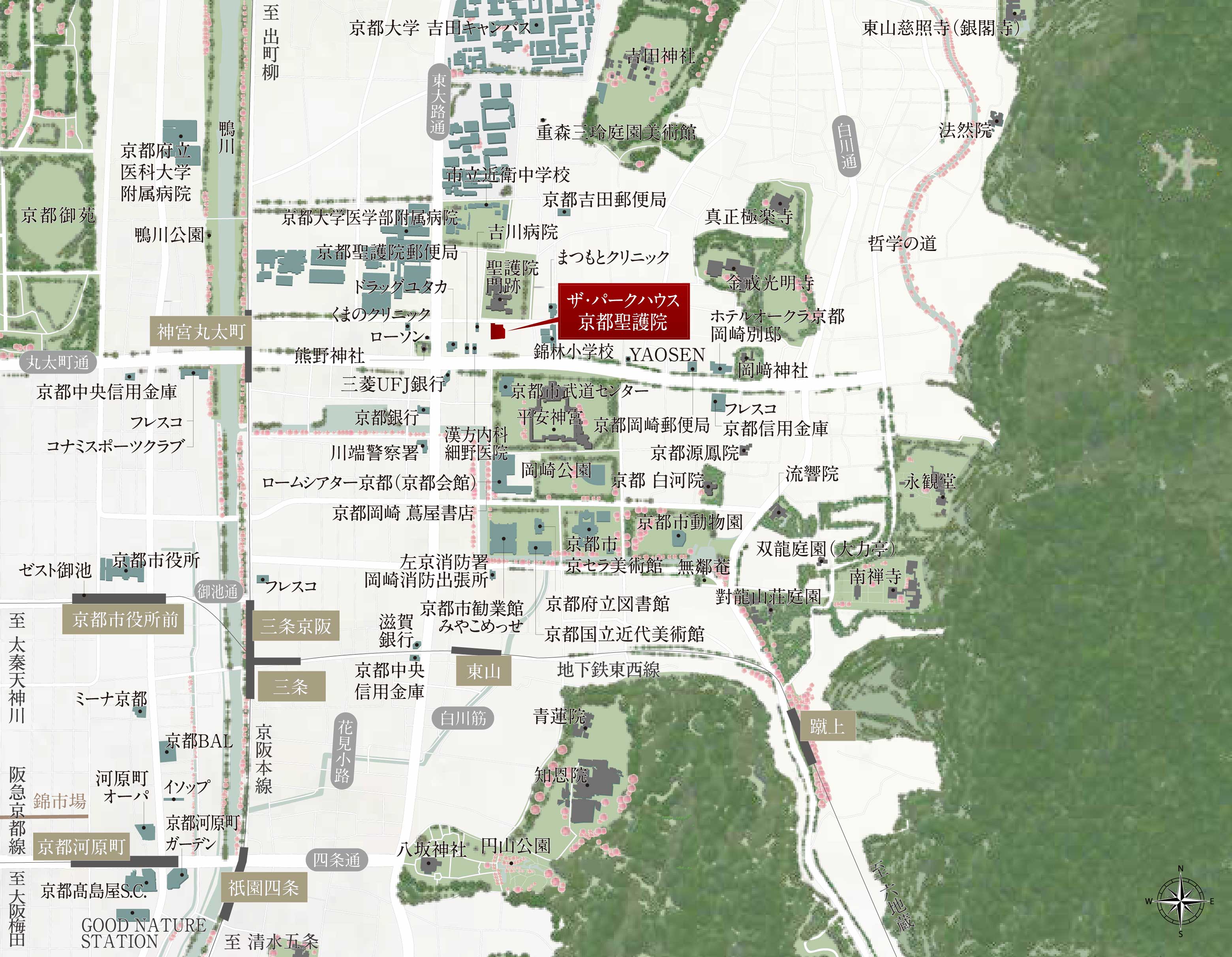 現地案内図
