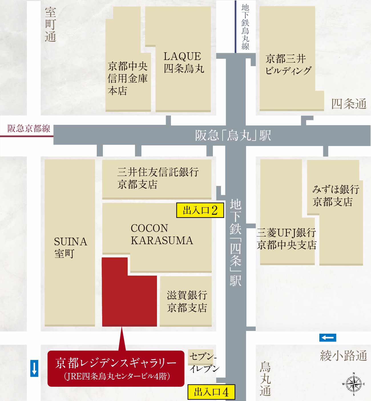 ギャラリー案内図