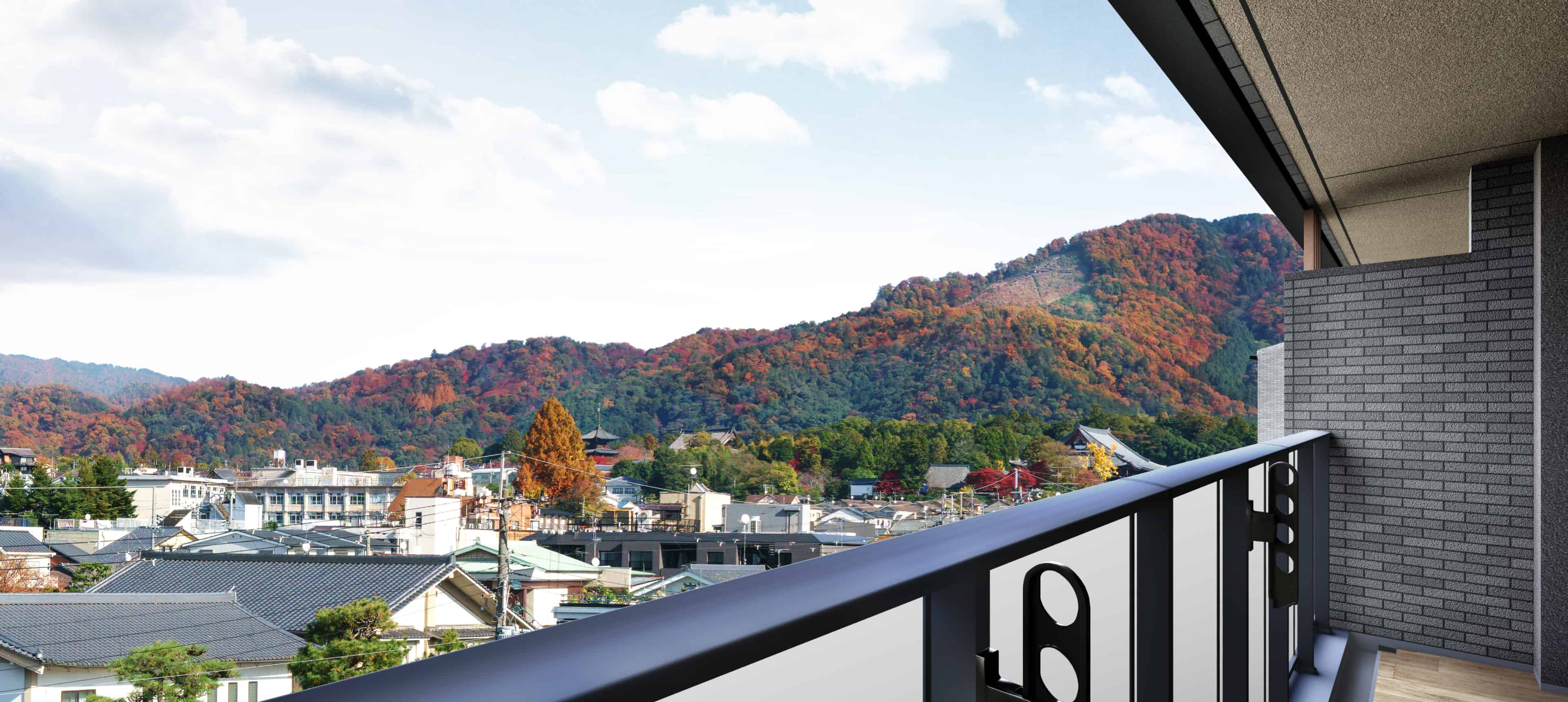 北向きバルコニー完成予想CG