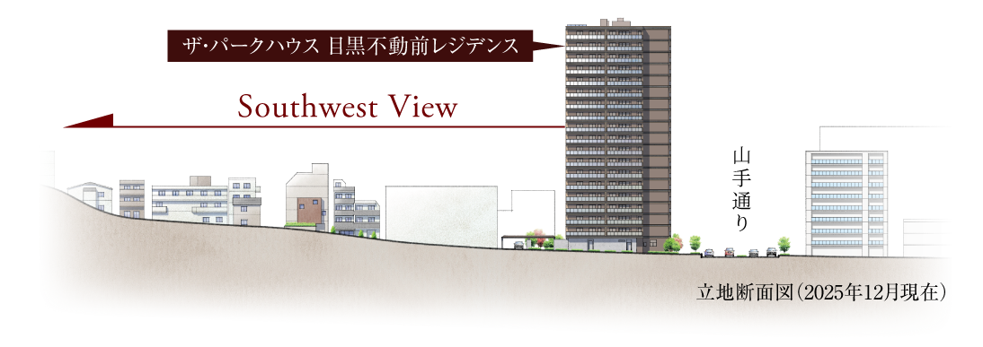 立地断面図（2025年12月現在）