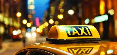 タクシーの写真