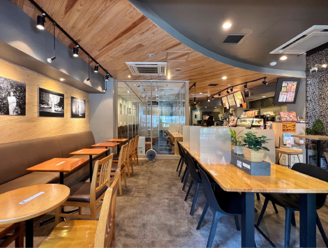 MOBaCAFE 店内の様子