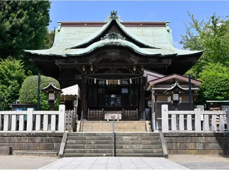 桐ヶ谷氷川神社 境内の様子