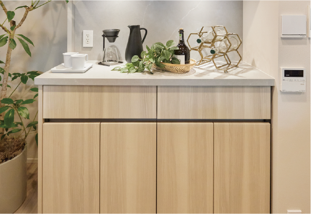 食器棚実装 参考写真