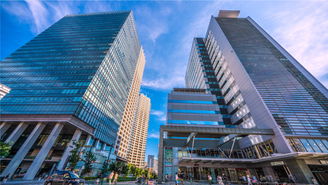 「目黒」駅 正面口の様子