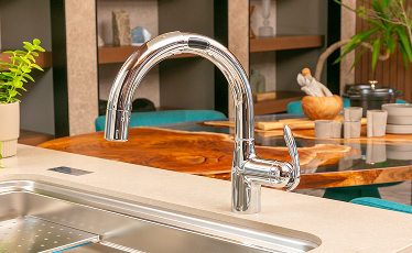 浄水器一体型タッチレス混合水栓