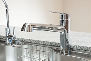 浄水器一体シャワー水栓