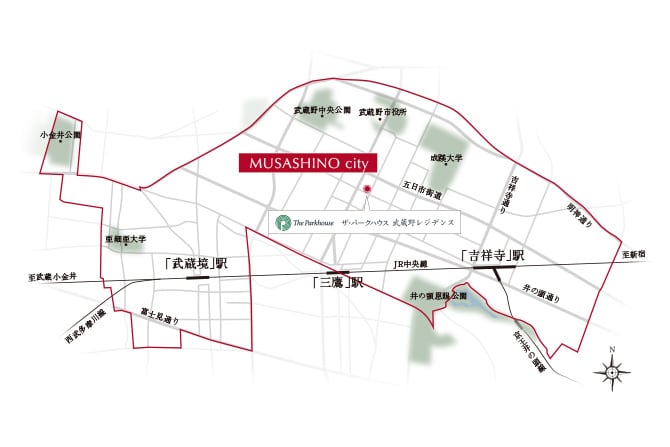 立地概念図