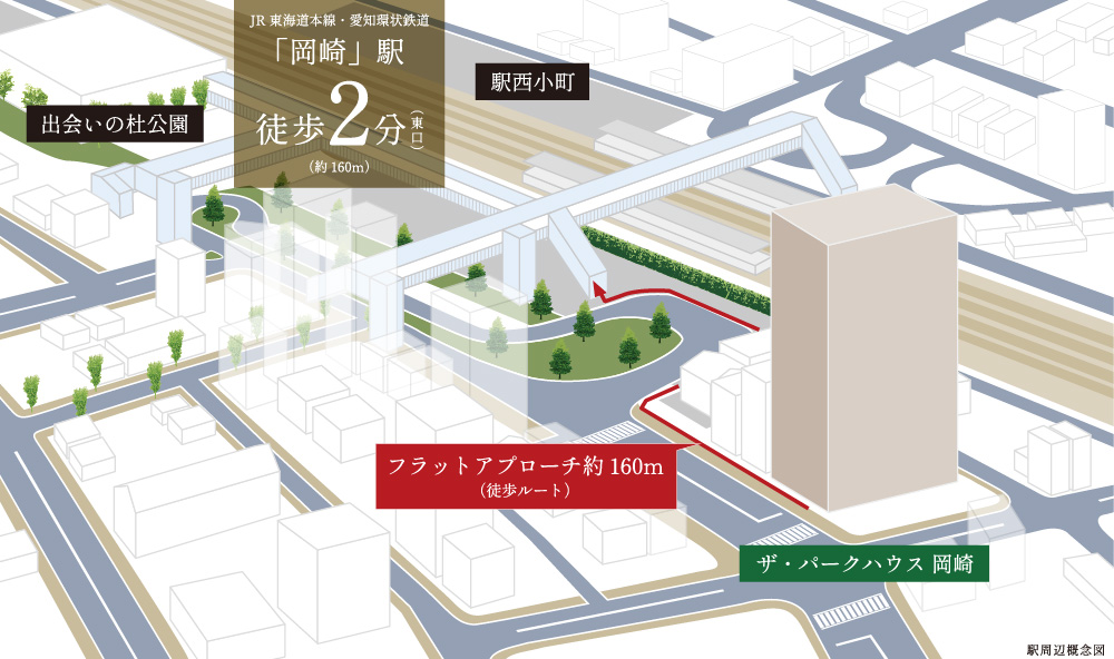 駅周辺概念図