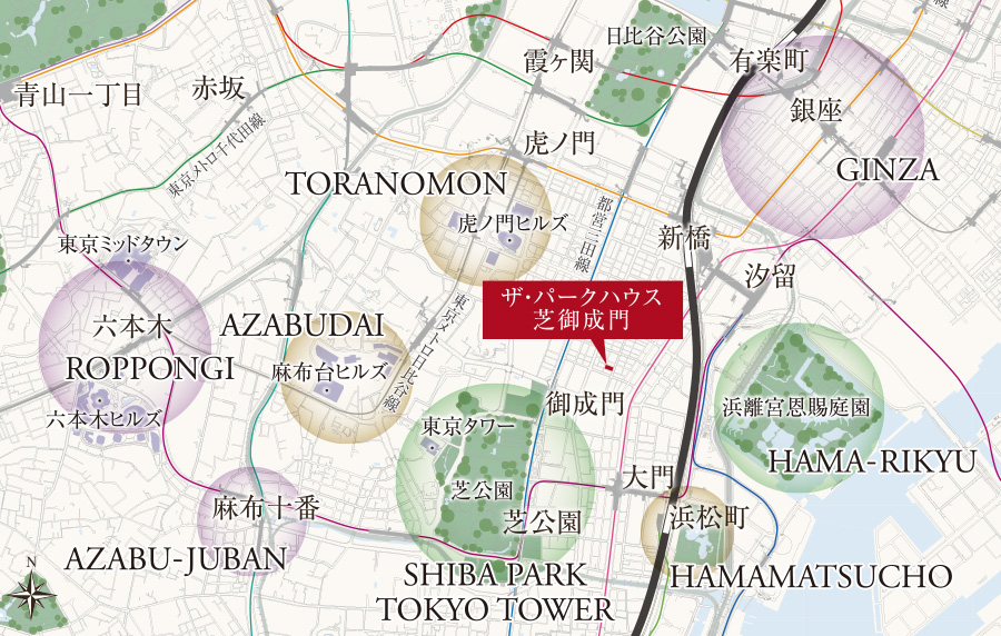 エリア概念図