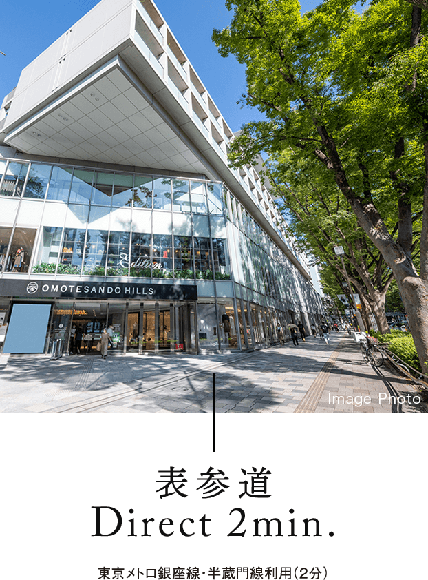 表参道直通2分