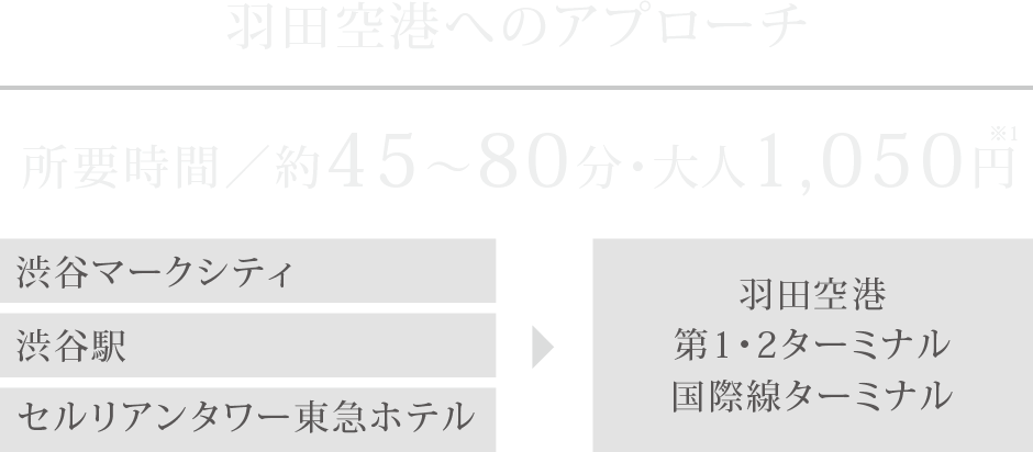 羽田空港へのアプローチ