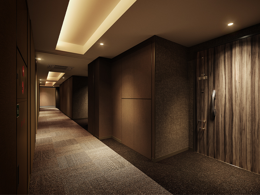 内廊下完成予想CG