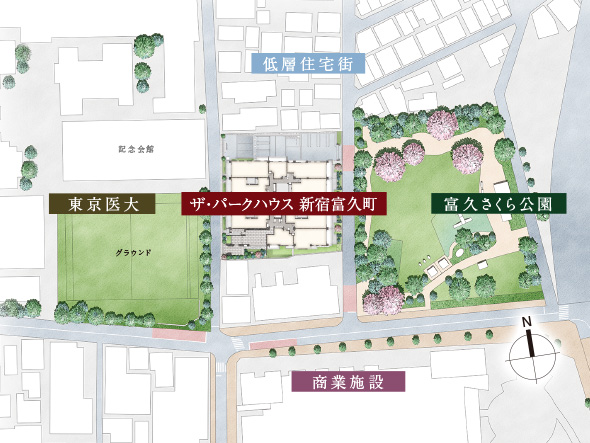 現地周辺イラスト