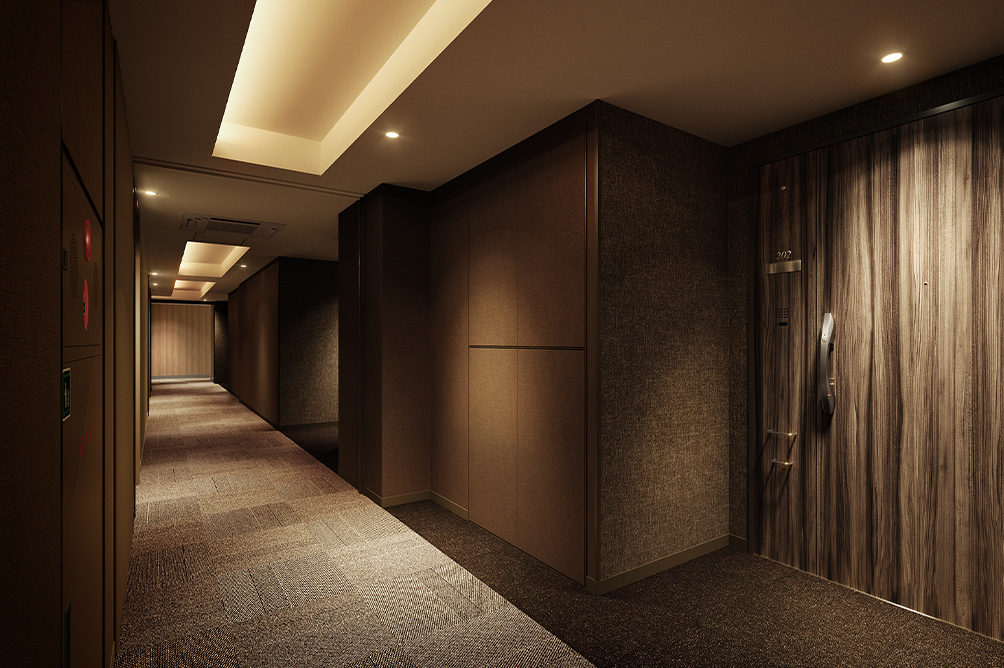 内廊下完成予想CG