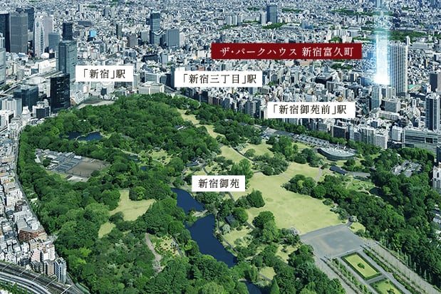 現地周辺航空写真