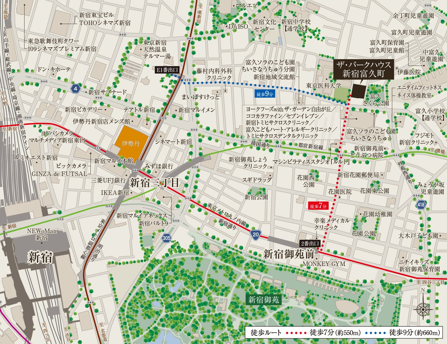 現地案内図