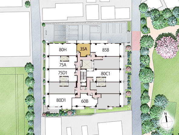 住戸位置概念図