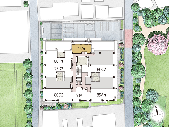 住戸位置概念図