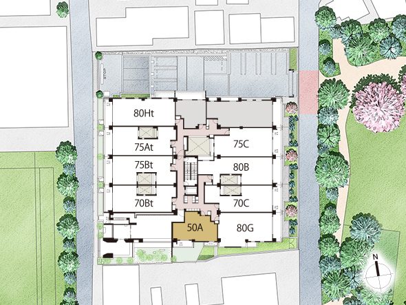 住戸位置概念図