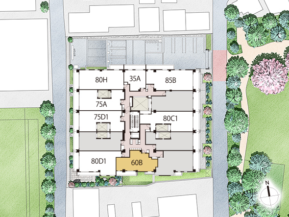 住戸位置概念図