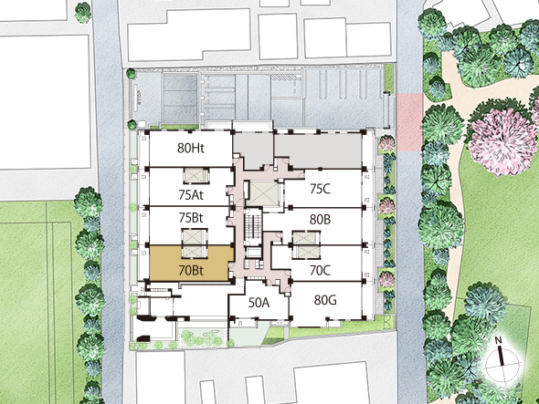 住戸位置概念図