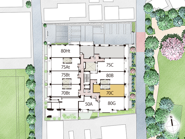 住戸位置概念図