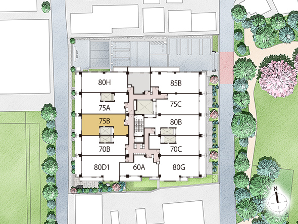住戸位置概念図
