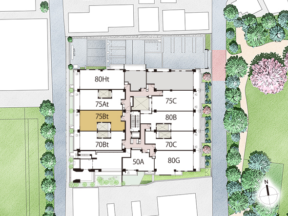 住戸位置概念図