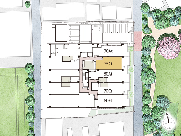 住戸位置概念図