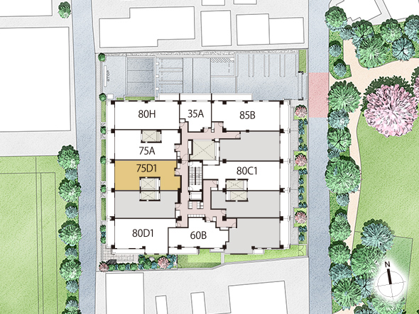 住戸位置概念図