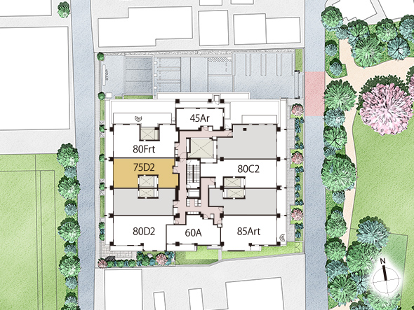 住戸位置概念図