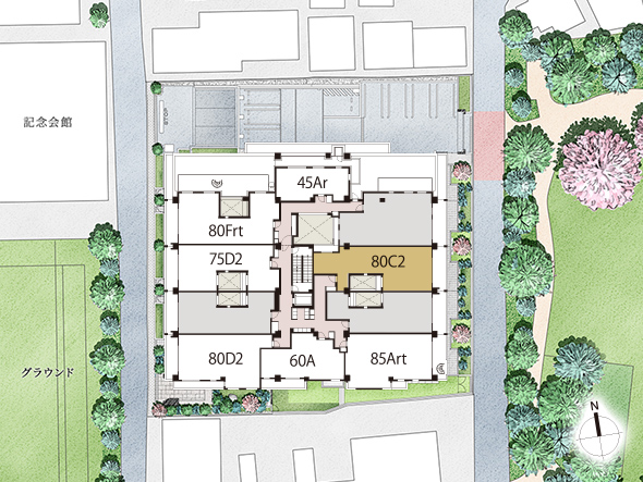 住戸位置概念図