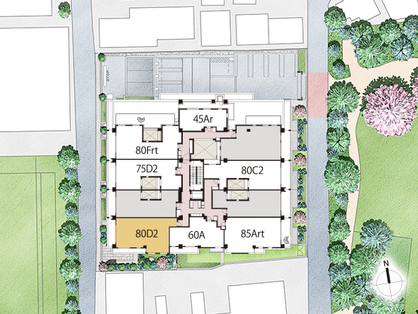 住戸位置概念図